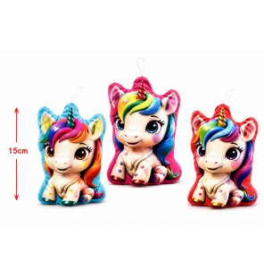 PELUCHE LICORNE CRINIERE...