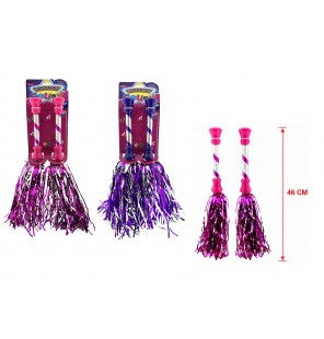 SET POMPOM 2 COLORIS FOREST...