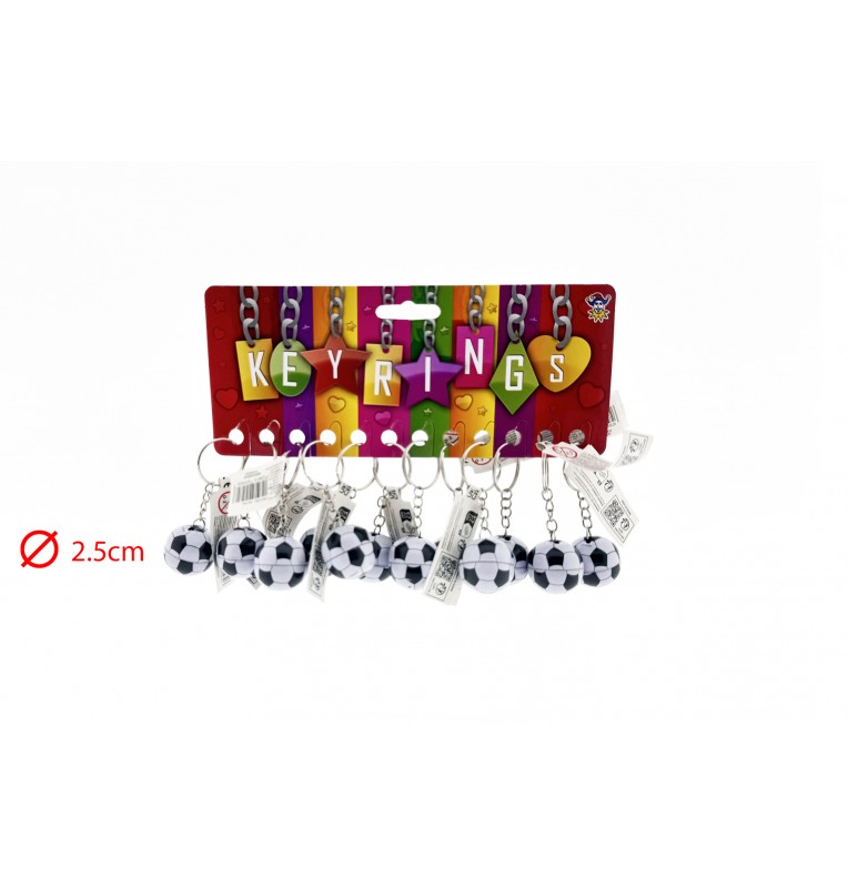 PORTE CLE BALLON FOOT METAL